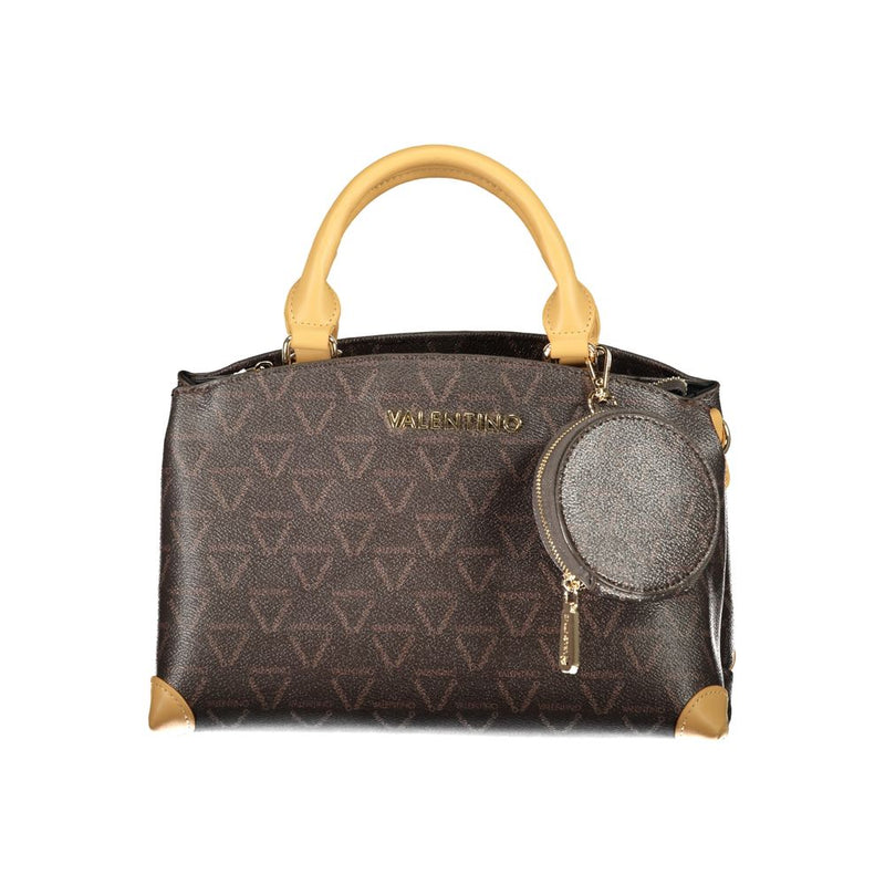 Brown Polyethylene Handbag Valentino Bags
