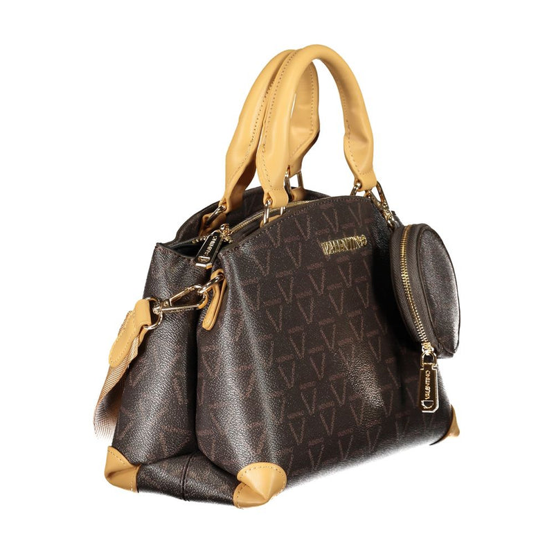 Brown Polyethylene Handbag Valentino Bags