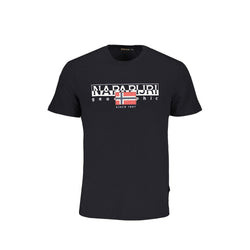 Black Cotton T-Shirt Napapijri
