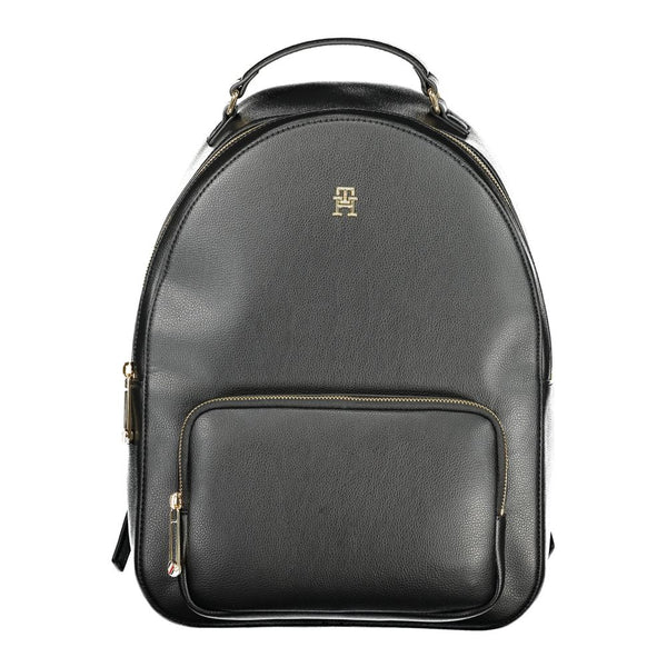 Black Polyethylene Women Backpack Tommy Hilfiger