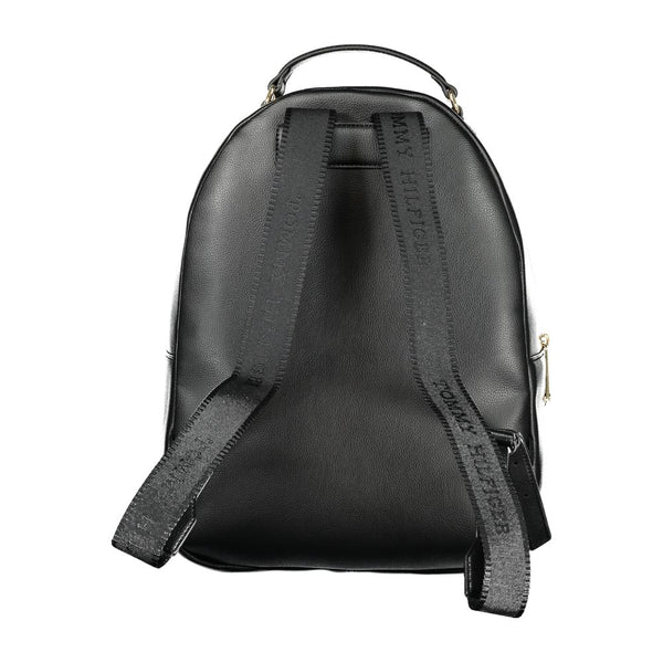 Black Polyethylene Women Backpack Tommy Hilfiger