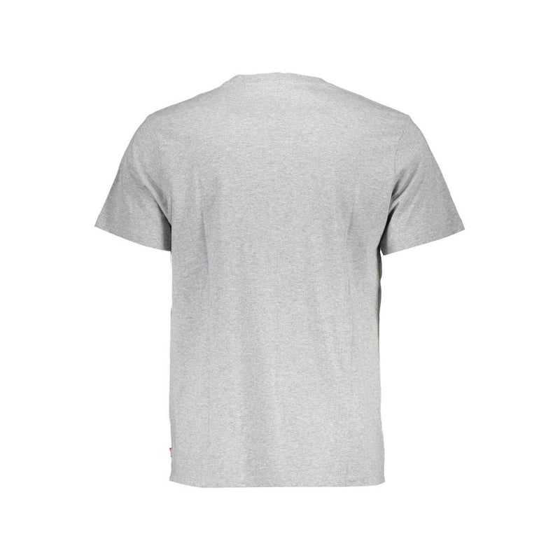 Gray Cotton Men T-Shirt Levi's