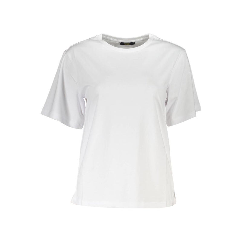 White Cotton Women T-Shirt Cavalli Class
