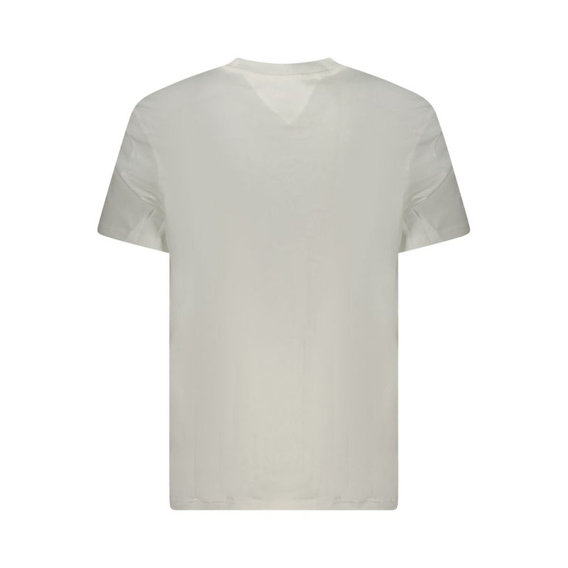 White Cotton Men T-Shirt Tommy Hilfiger