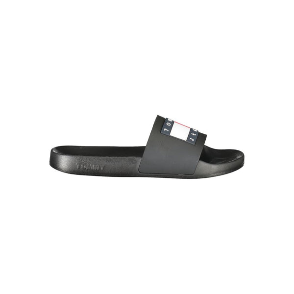 Black Polyethylene Women Sandal Tommy Hilfiger