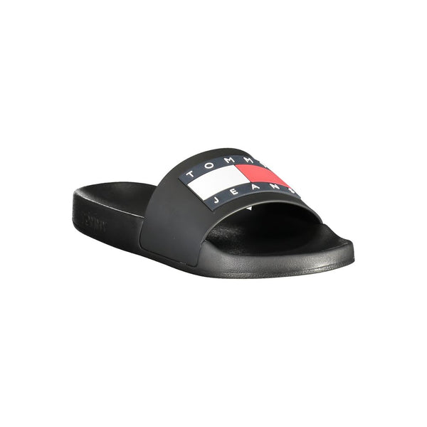 Black Polyethylene Women Sandal Tommy Hilfiger