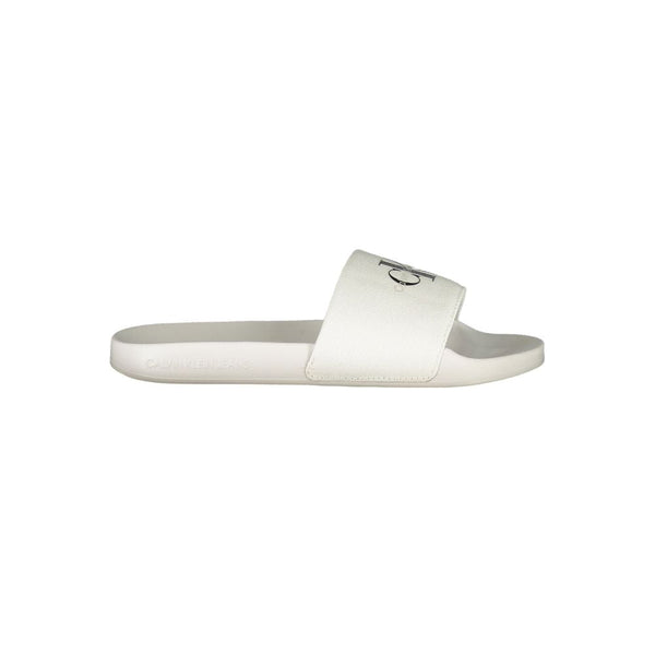 White Polyester Women Sandal Calvin Klein