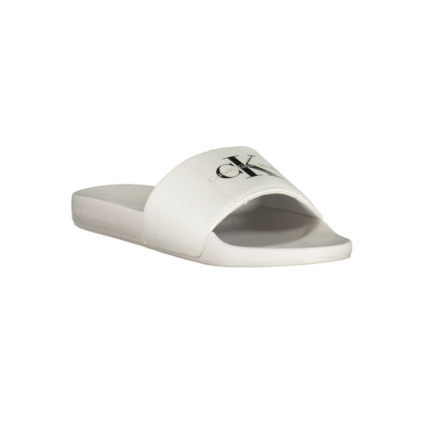 White Polyester Women Sandal Calvin Klein