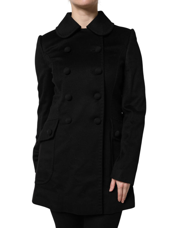 Black Wool Sartoria Italiano Blazer Jacket Dolce & Gabbana