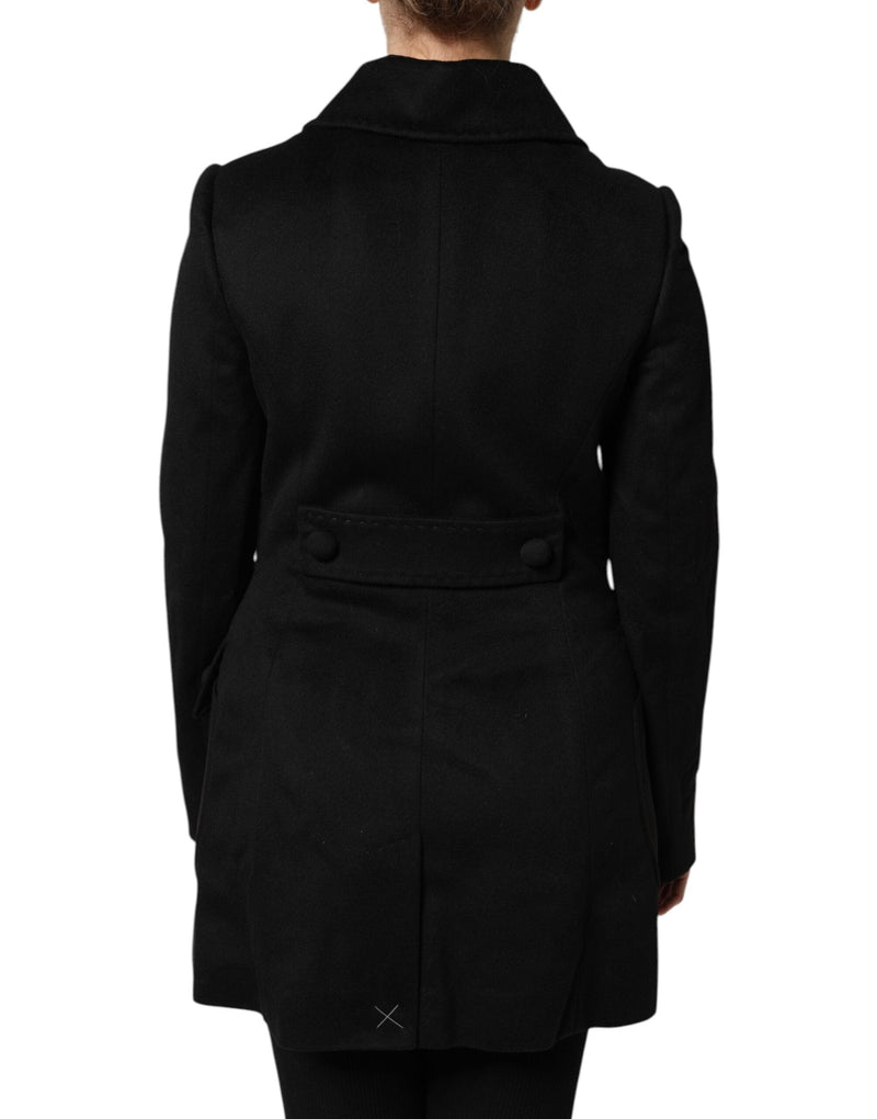 Black Wool Sartoria Italiano Blazer Jacket Dolce & Gabbana