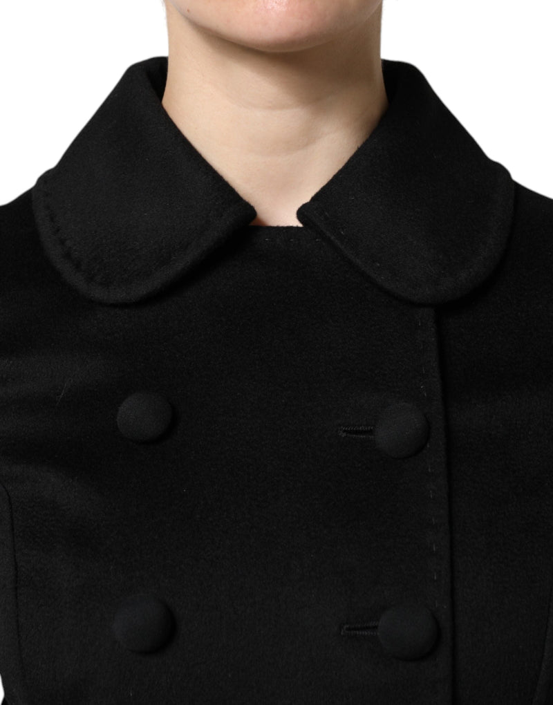 Black Wool Sartoria Italiano Blazer Jacket Dolce & Gabbana