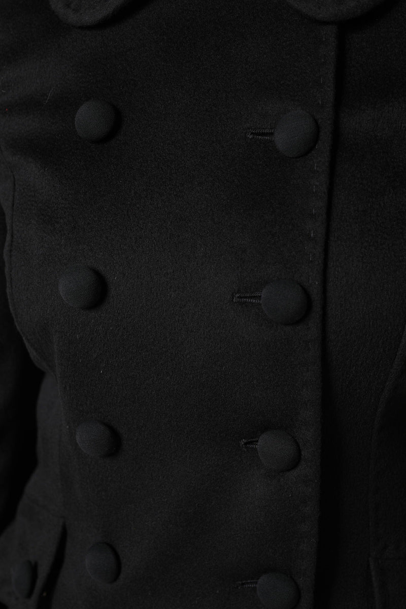 Black Wool Sartoria Italiano Blazer Jacket Dolce & Gabbana