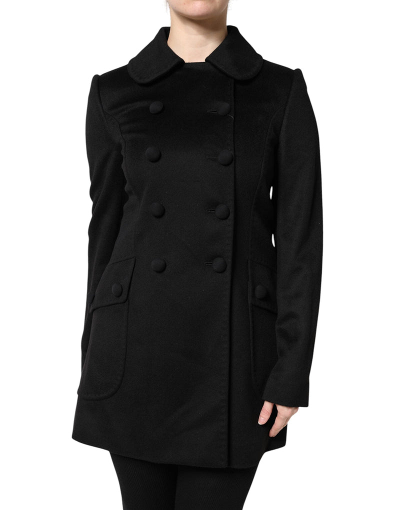 Black Wool Sartoria Italiano Blazer Jacket Dolce & Gabbana