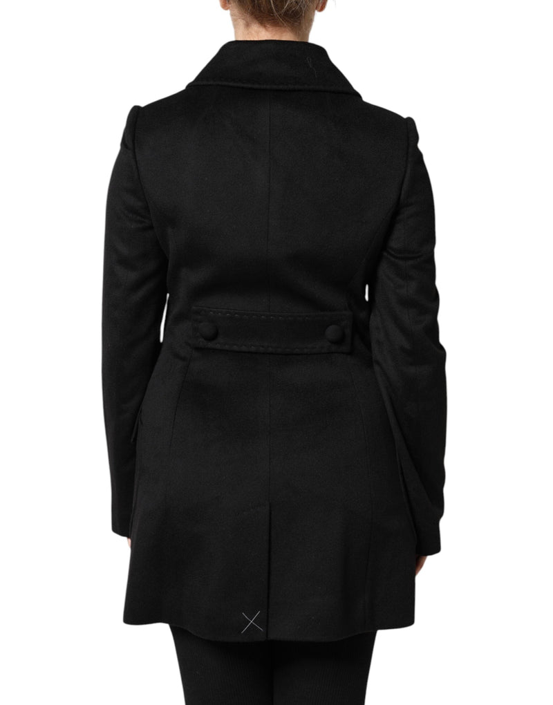 Black Wool Sartoria Italiano Blazer Jacket Dolce & Gabbana