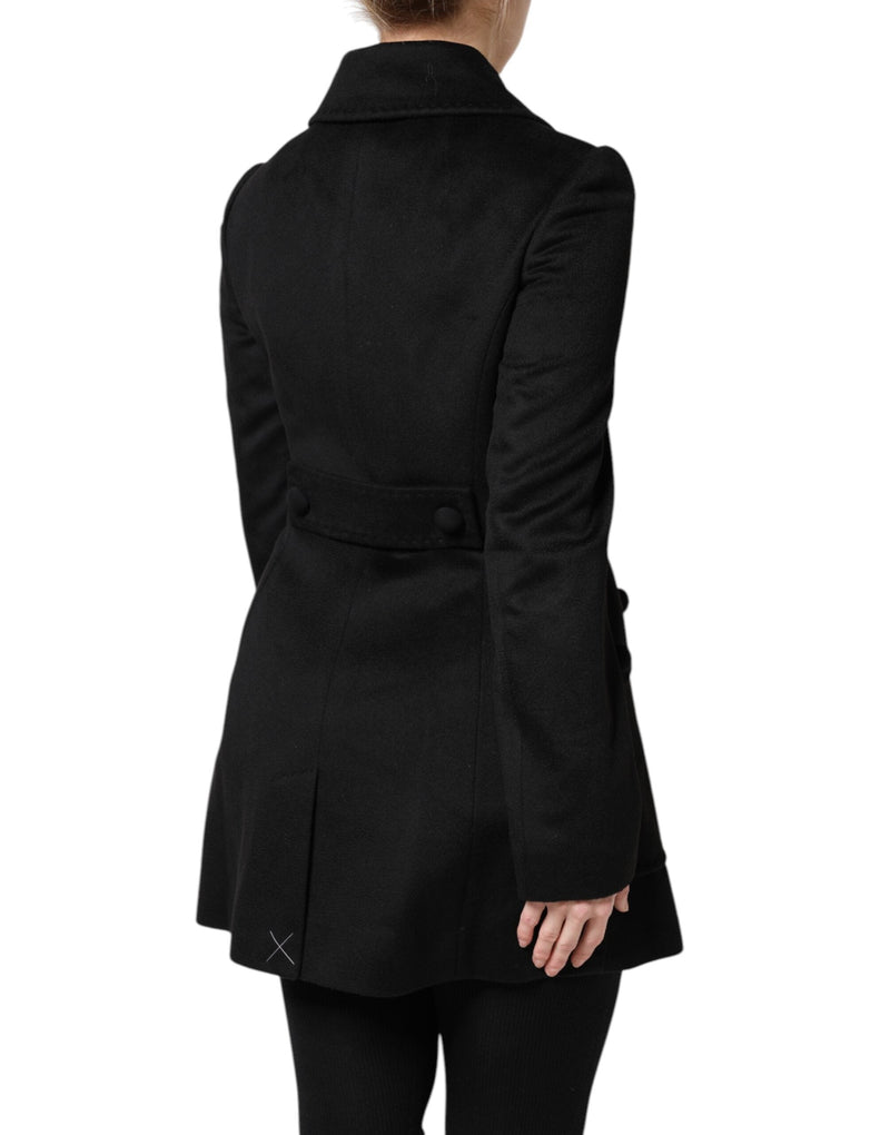 Black Wool Sartoria Italiano Blazer Jacket Dolce & Gabbana