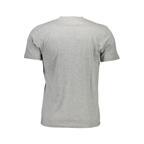 Gray Cotton Men T-Shirt Sergio Tacchini