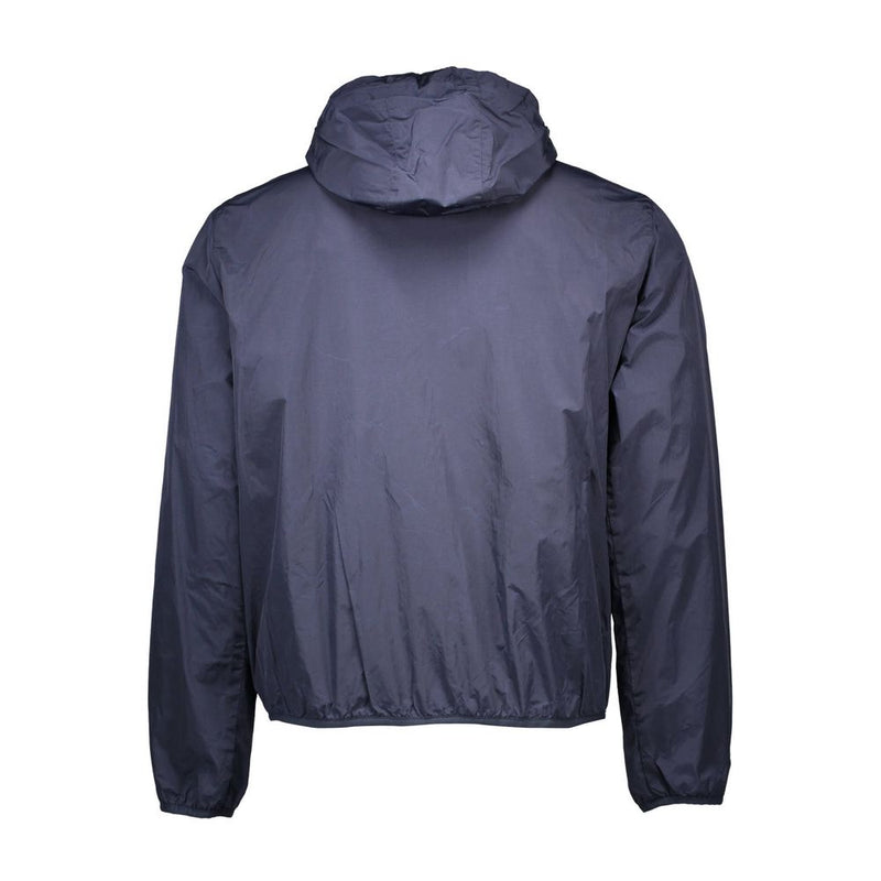 Blue Nylon Men Jacket Gant