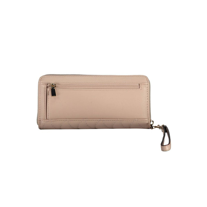 Pink Polyethylene Women Wallet Guess Jeans