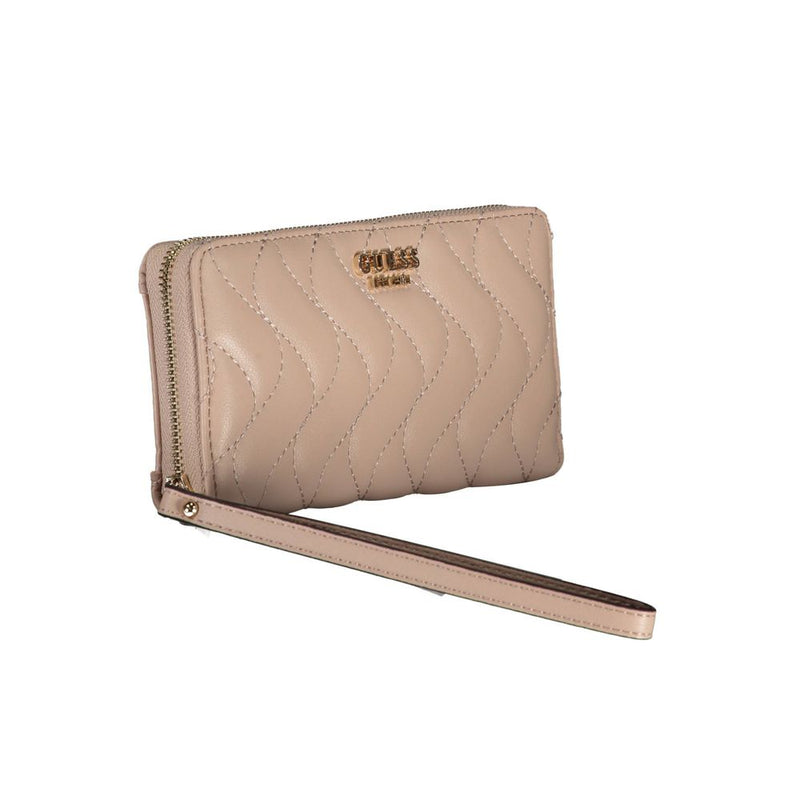 Pink Polyethylene Women Wallet Guess Jeans