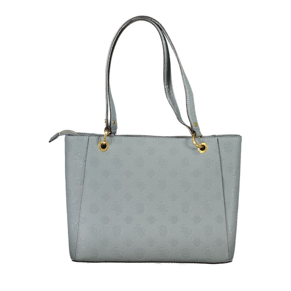 Light Blue Polyethylene Women Handbag Guess Jeans