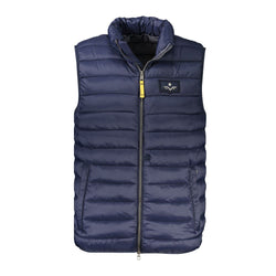 Blue Polyamide Men Jacket Armata Di Mare