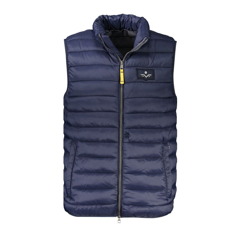 Blue Polyamide Men Jacket Armata Di Mare