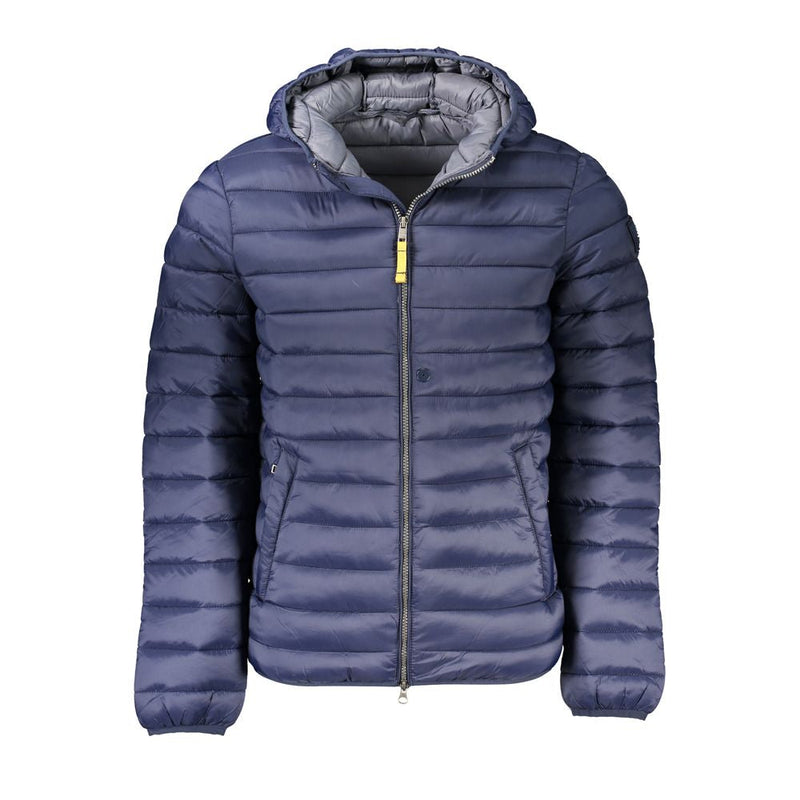 Blue Polyamide Men Jacket Armata Di Mare