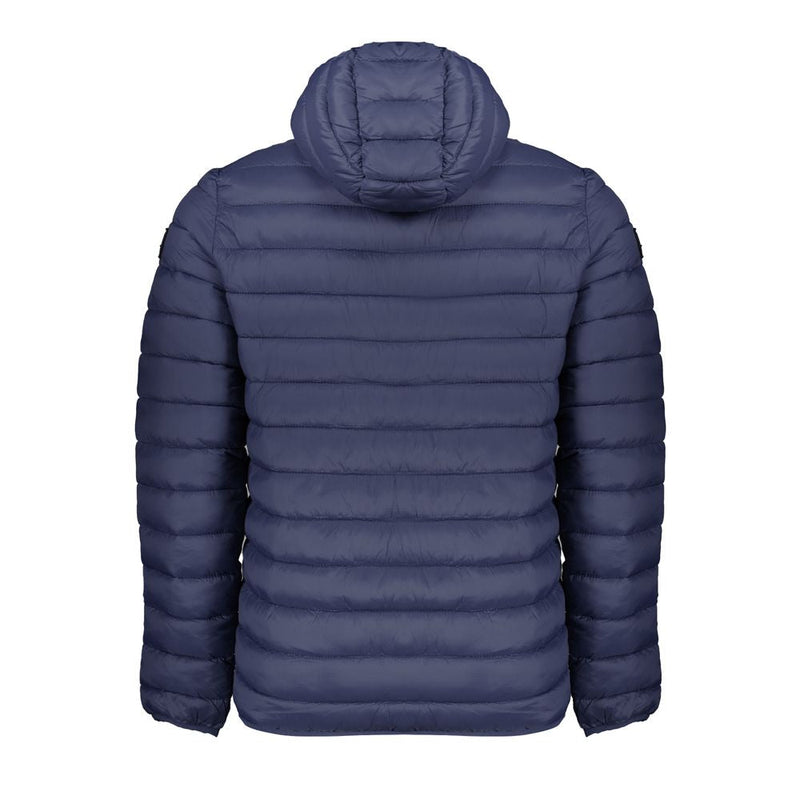 Blue Polyamide Men Jacket Armata Di Mare