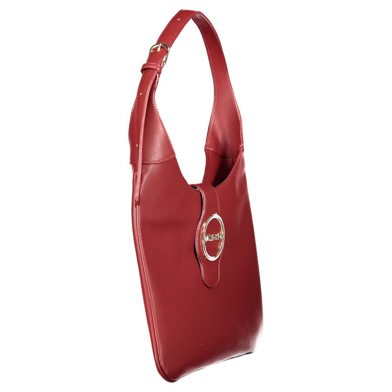 Red Polyethylene Women Handbag Valentino Bags