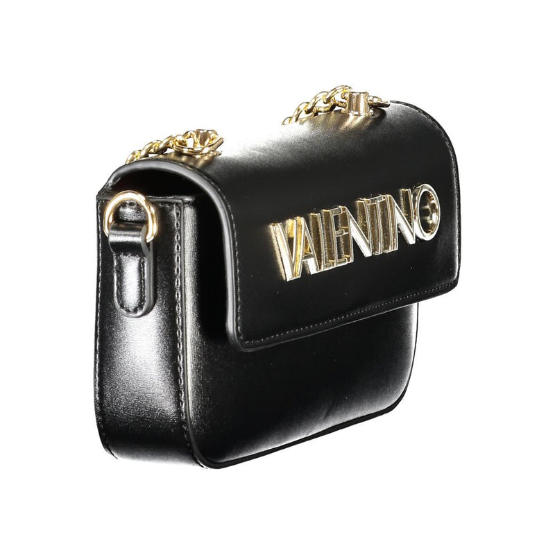 Black Polyethylene Women Handbag Valentino Bags