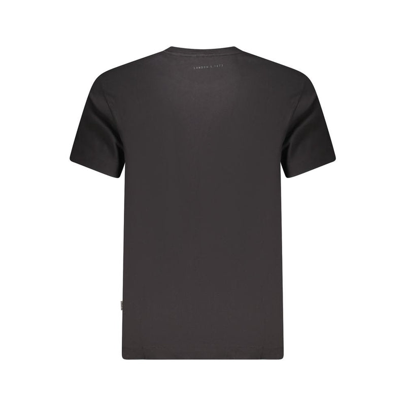 Black Cotton Men T-Shirt Pepe Jeans