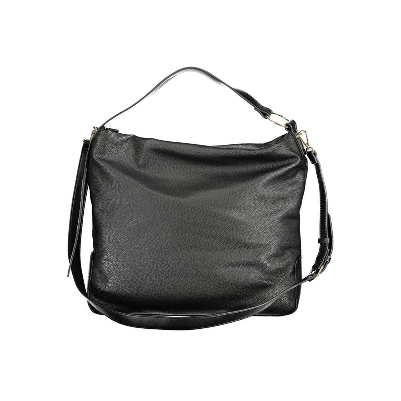 Black Polyethylene Women Handbag Valentino Bags