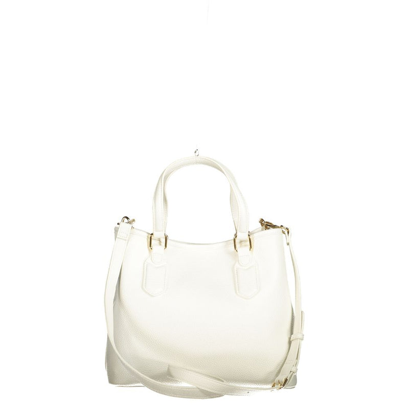 White Polyethylene Women Handbag Valentino Bags