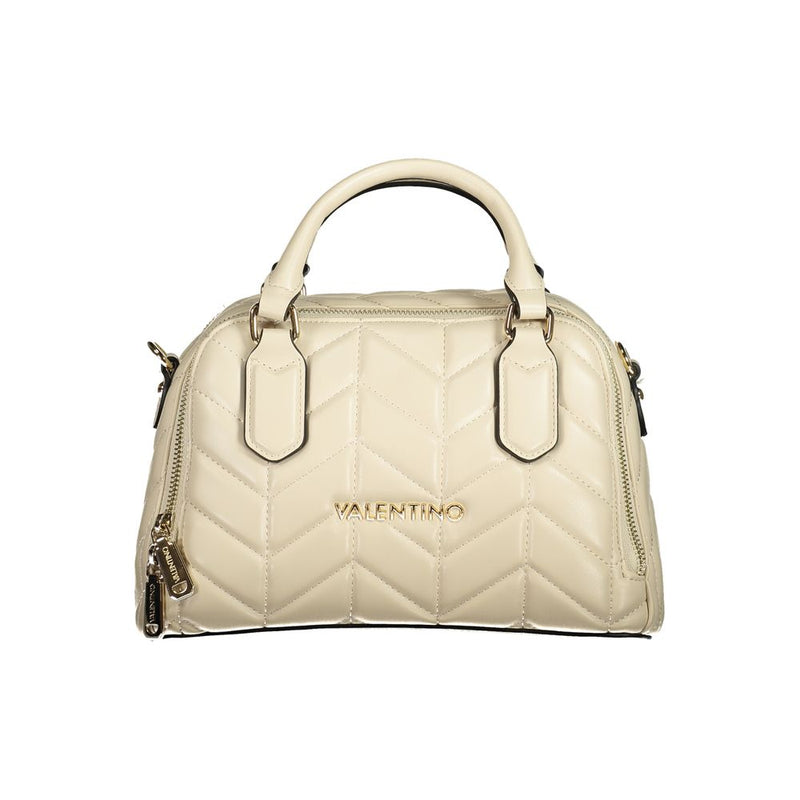 Beige Polyethylene Women Handbag Valentino Bags