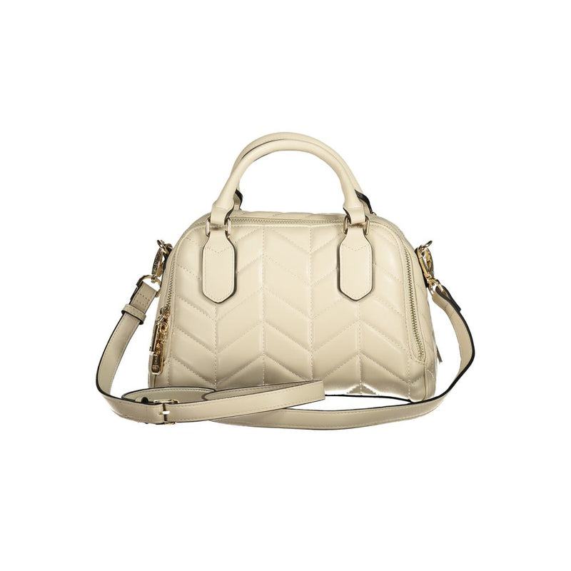 Beige Polyethylene Women Handbag Valentino Bags
