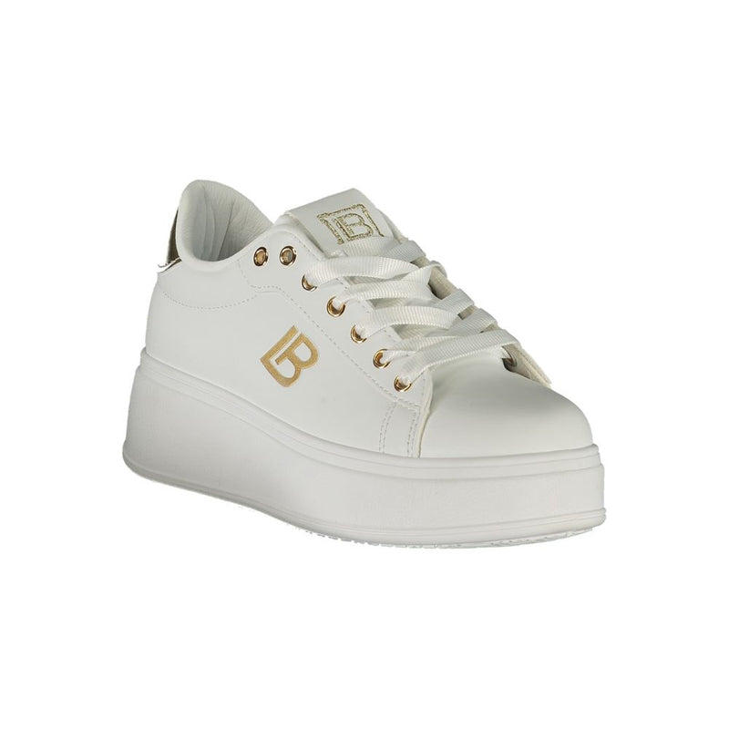 White Synthetic Women Sneaker Laura Biagiotti