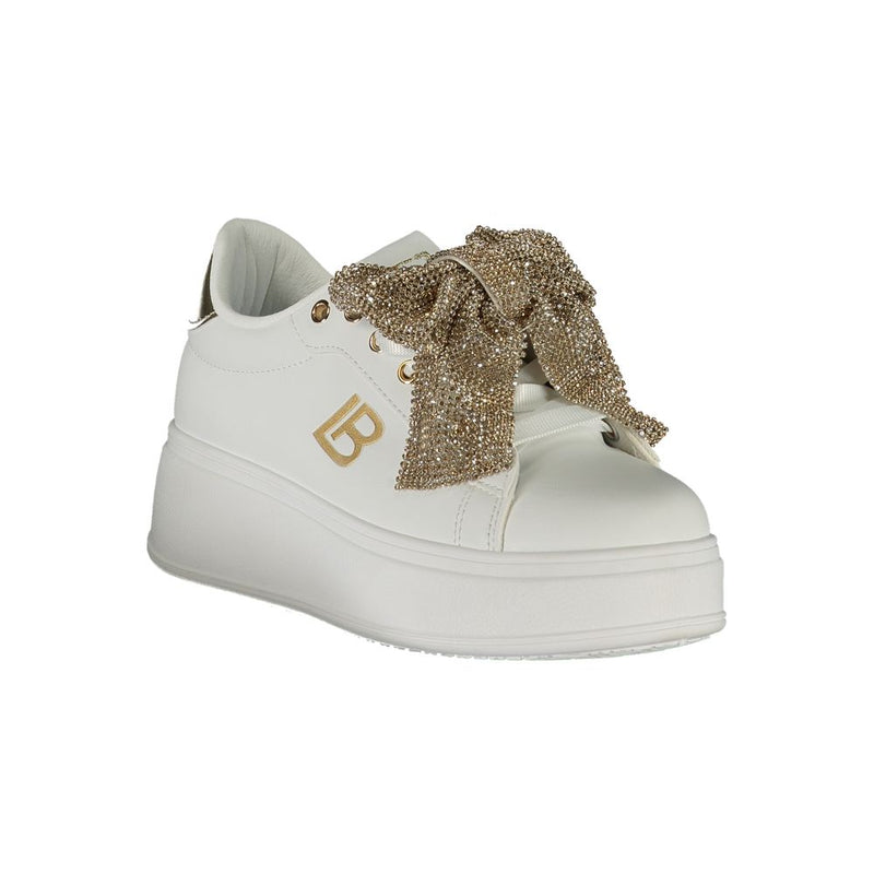 White Synthetic Women Sneaker Laura Biagiotti