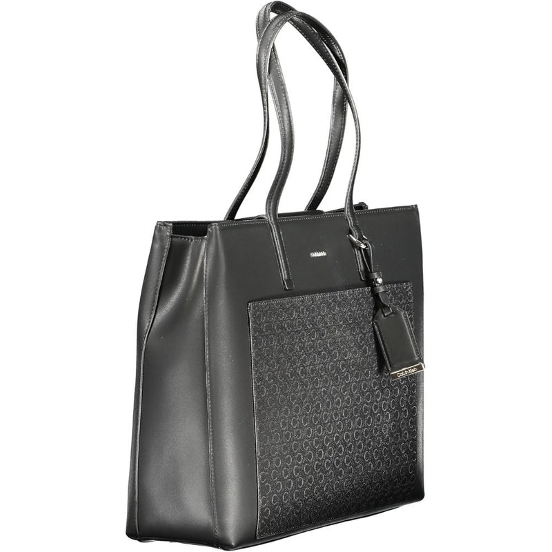 Black Polyester Women Handbag Calvin Klein