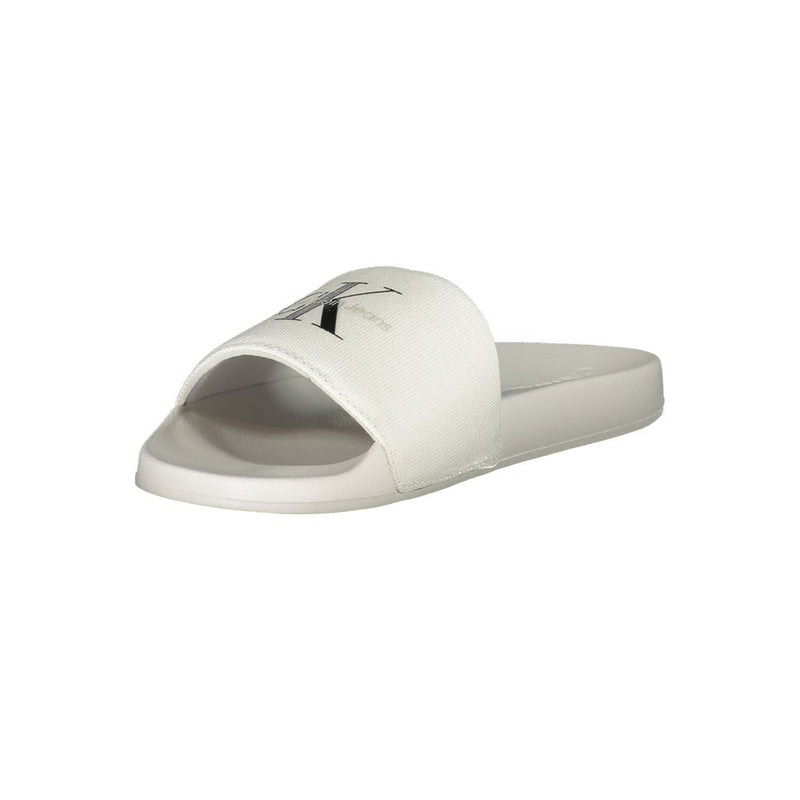White Polyester Women Sandal Calvin Klein