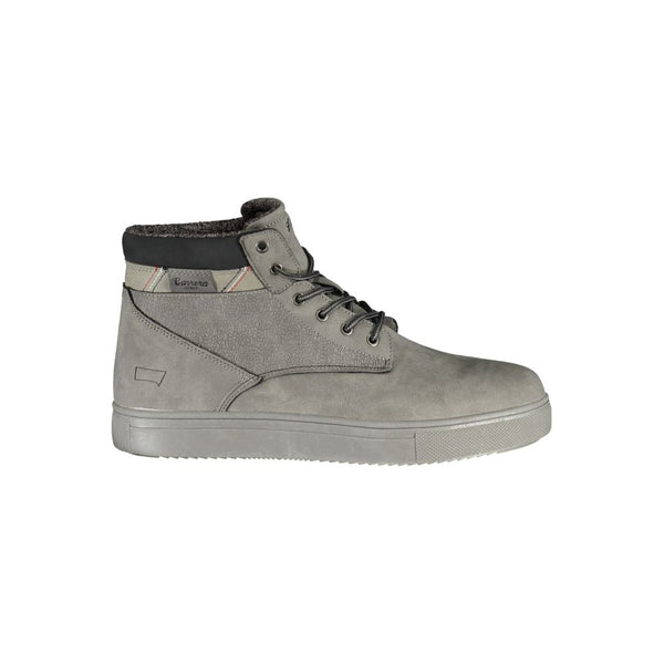 Gray Polyester Men Boot Carrera