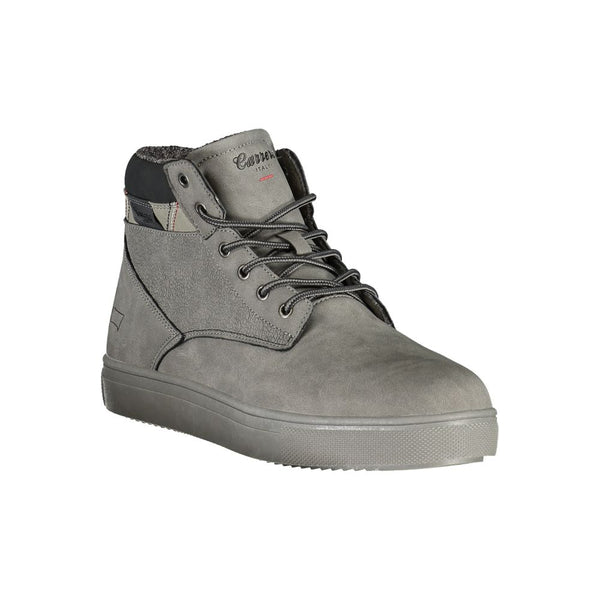 Gray Polyester Men Boot Carrera