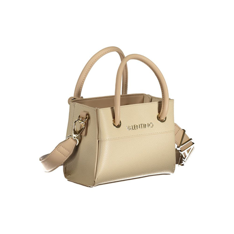 Beige Polyethylene Handbag Valentino Bags