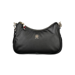 Black Polyester Women Handbag Tommy Hilfiger