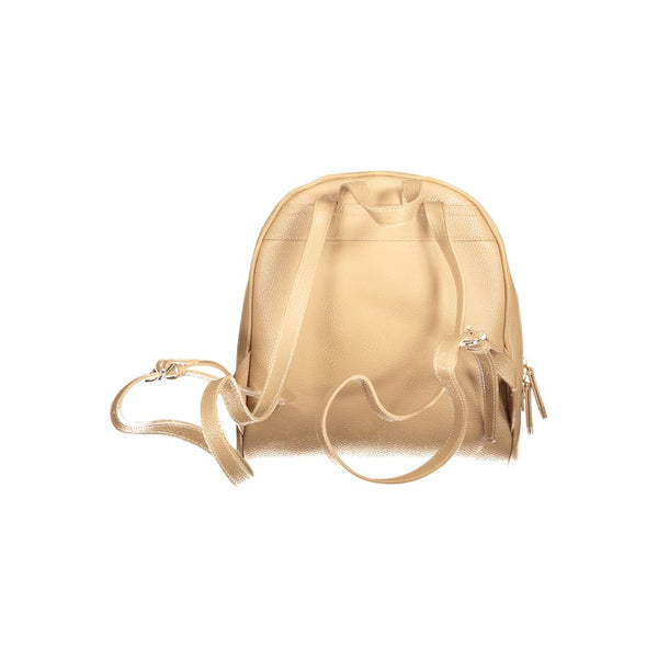 Beige Polyethylene Backpack Valentino Bags