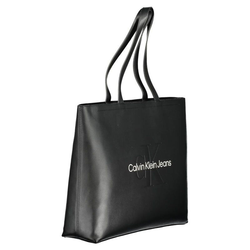 Black Polyethylene Women Handbag Calvin Klein