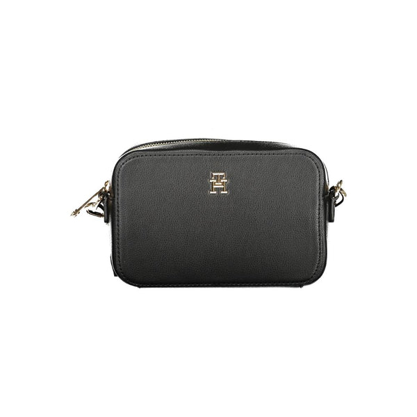 Black Polyester Women Handbag Tommy Hilfiger