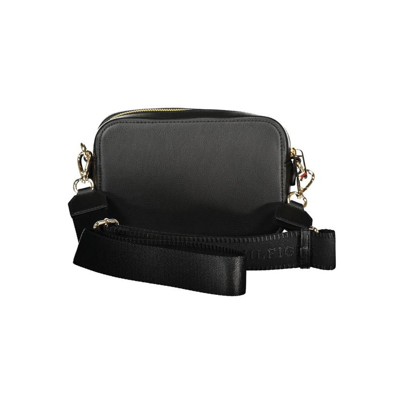 Black Polyester Women Handbag Tommy Hilfiger