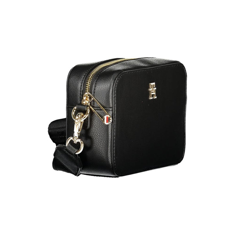 Black Polyester Women Handbag Tommy Hilfiger