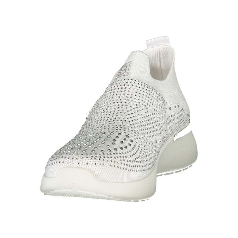 White Polyester Women Sneaker Laura Biagiotti