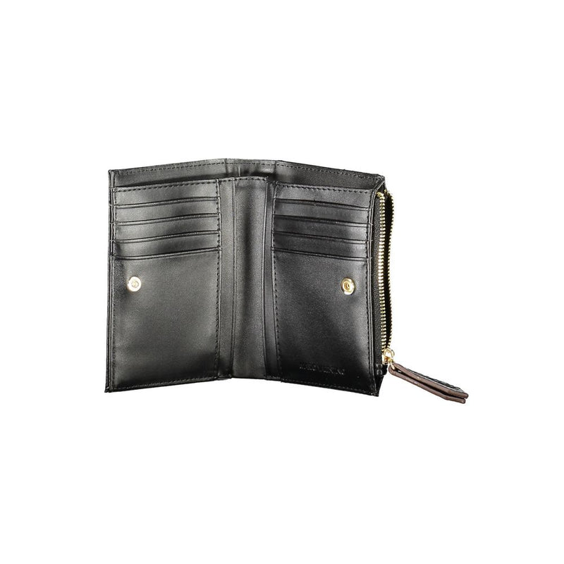 Black Polyethylene Women Wallet Valentino Bags